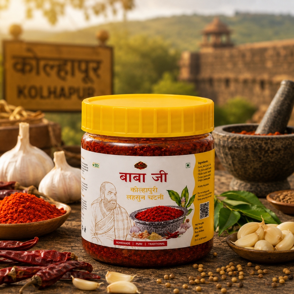 The Fiery Heat of Maharashtra: Authentic Kolhapuri Lahsun Chutney